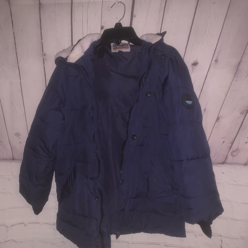 Kids Blue Puffer Jacket